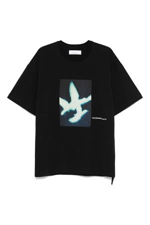 T-shirt in cotone nero OAMC PEACEMAKER | PCM1OT02FJE002099